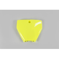 Front number plate - neon yellow - Husqvarna - REPLICA PLASTICS - HU03367-DFLU - UFO Plast