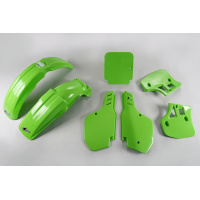 Plastic Kit green for Kawasaki KX 250 (1988) - KX 500 (1988) - REPLICA PLASTICS - KAKIT190-026 - Ufo Plast