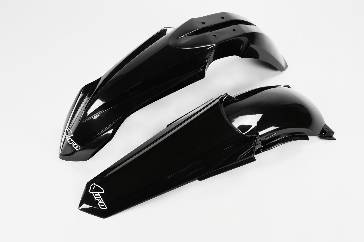 Fenders Kit black for Yamaha YZ 125 (2002-14) - YZ 250 (2002-14) - REPLICA PLASTICS - YAFK312-001 - Ufo Plast