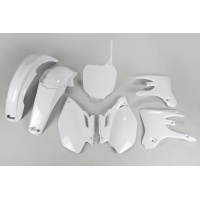 Plastic Kit white for Yamaha YZF 250 (2003-05) - YZF 450 (2003-05) - REPLICA PLASTICS - YAKIT304-046 - Ufo Plast