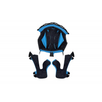 Inner pad e cheek pads for motocross Onyx helmet blue - Helmet spare parts - HR124-C - Ufo Plast