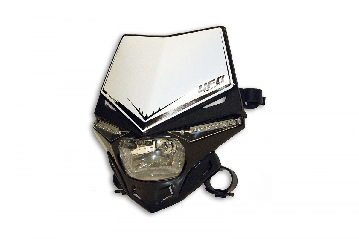 Motocross Stealth headlight black - Headlight - PF01715-001 - Ufo Plast