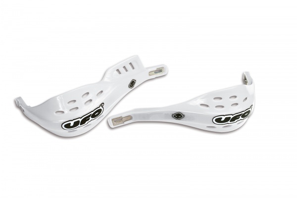 Supermotard handguards Jumpy oversize white - Handguards - PM01625-041 - Ufo Plast