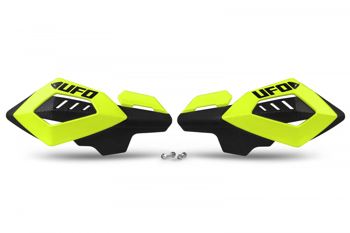 Motocross universal handguard Arches fluo yellow - Handguards - PM01658-DFLU - Ufo Plast