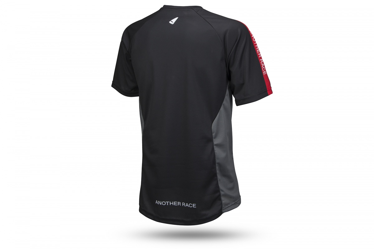 E-bike Red Line jersey short sleeves black and grey - Jersey - MG04511-K - UFO Plast