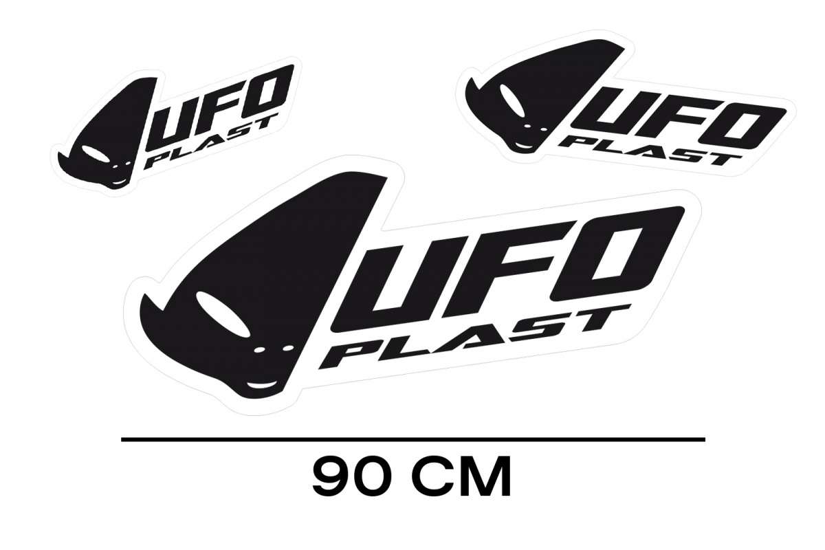 Ufo plast logo decal 90 cm - GARAGE ACCESSORIES - AD01923 - Ufo Plast