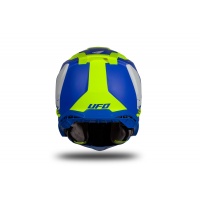 Motocross helmet Echus blue and neon yellow matt - Home - HE169 - Ufo Plast