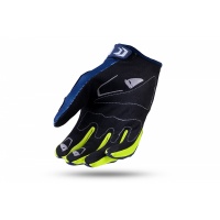 MOTOCROSS IRIDIUM GLOVES BLUE AND NEON YELLOW - Gloves - GU04478-NDFL - Ufo Plast