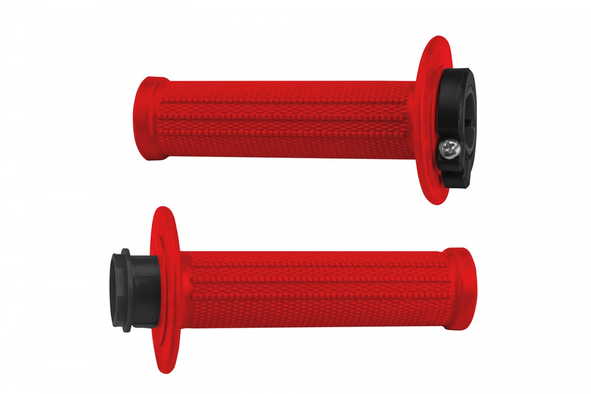 Motocross grips Lock-on Grips red - Grips - MA01828-B - Ufo Plast