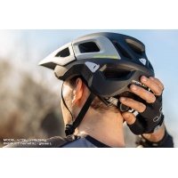 Defcon three mountain bike helmet black and neon yellow - Helmets - HE15003-K - Ufo Plast