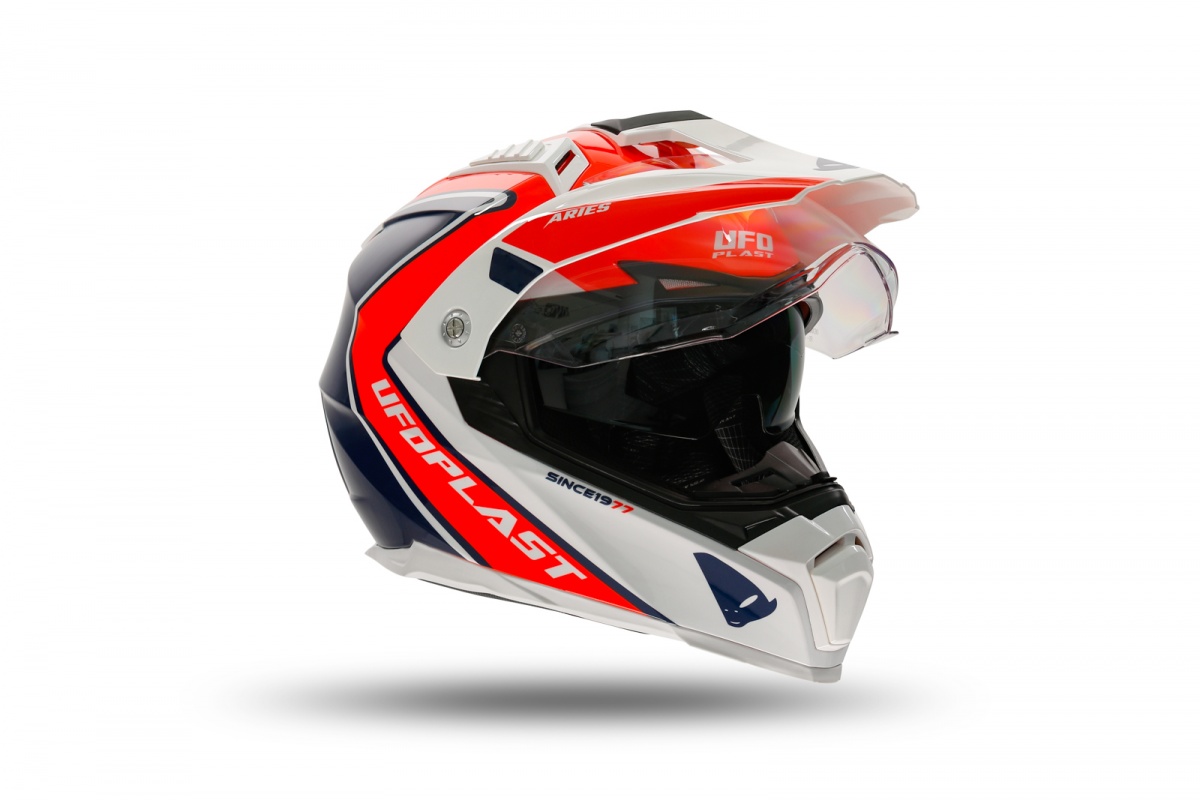 Motocross Aries helmet red and blue - Helmets - HE13500-BC - UFO Plast