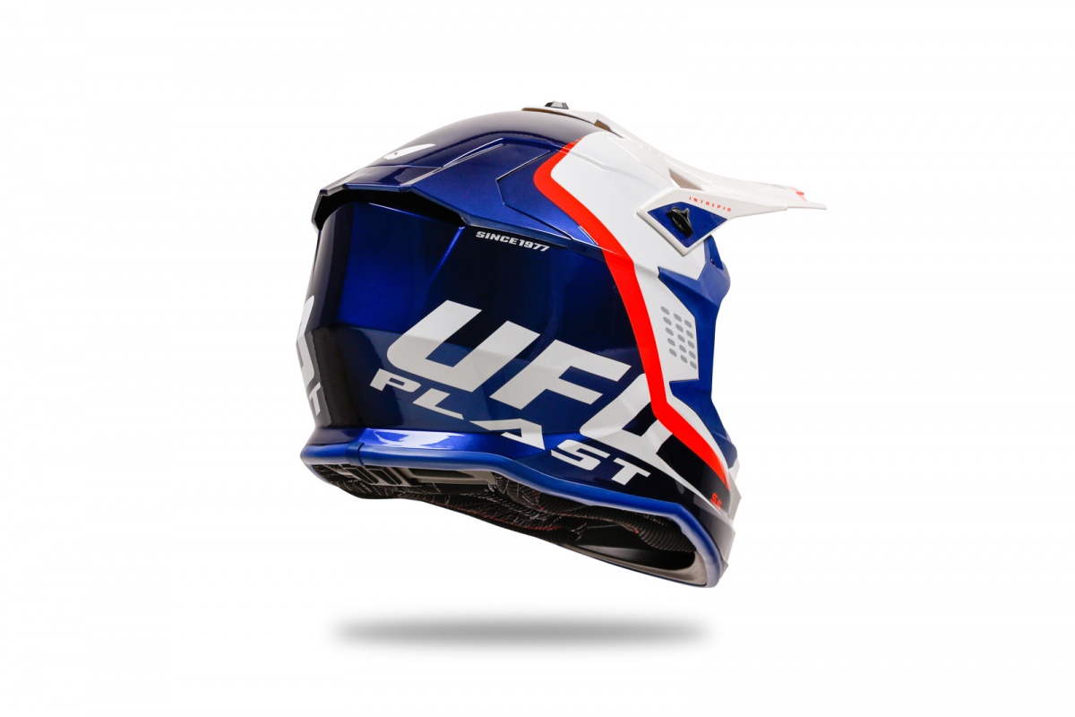 Motocross Intrepid helmet blue and white - Helmets - HE13400-CW - Ufo Plast