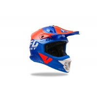 Motocross Intrepid helmet blue and orange - Helmets - HE13400-CF - Ufo Plast