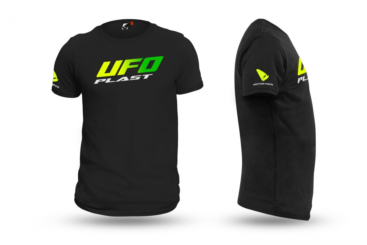 Black t-shirt - T-shirt - MG04539 - Ufo Plast